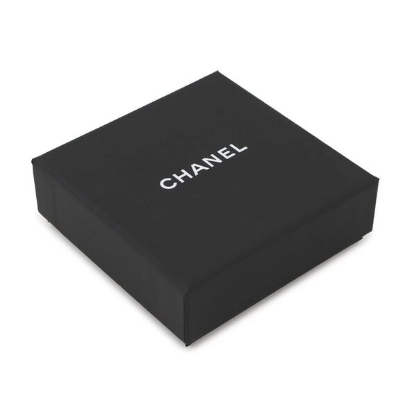 CHANEL CC Logo Brooch Denim/Gold Plated Blue - Picture 9 of 10